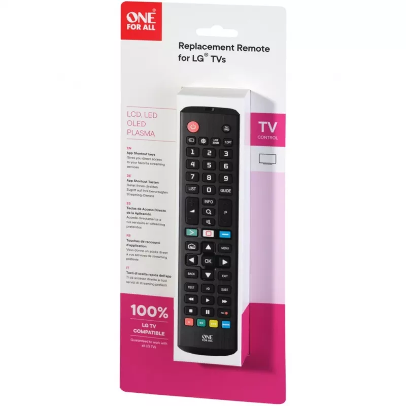 One For All TV-Ersatzfernbedienungen LG TV-Ersatzfernbedienung