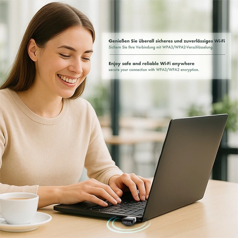 Wireless USB WLAN Adapter, 11ac, 650 Mbit