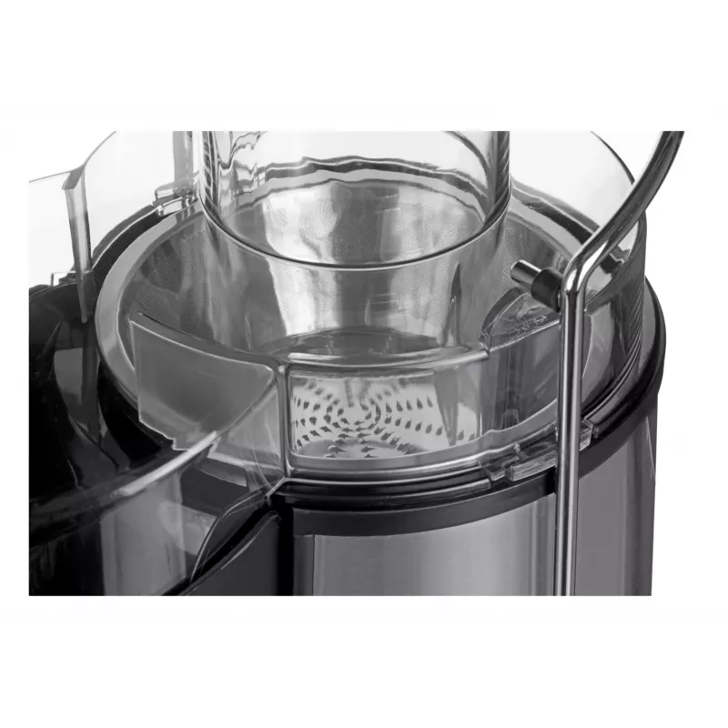 Entsafter CLATRONIC AE 3532 1000 W, Edelstahlgehäuse, 2 L Tresterbehälter, 2 Geschwindigkeiten, Tropfstopp