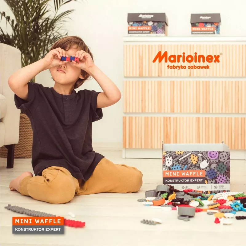 Marioinex Mini Waffle Bausteine Constructor Expert, 501 Teile