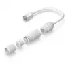 Netzwerkkabel Ubiquiti UACC-Cable-Extender-C6A RJ-45 Cat6a 0,185 m Weiß