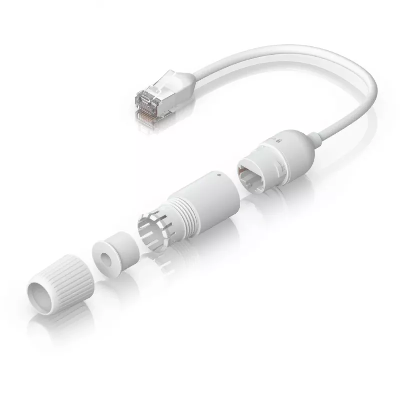 Netzwerkkabel Ubiquiti UACC-Cable-Extender-C6A RJ-45 Cat6a 0,185 m Weiß