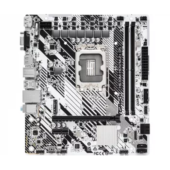 Mainboard ASRock H610M-HDV/M.2+ D5 — Intel H610, LGA 1700, microATX, 2× DDR5 DIMM, M.2, HDMI 2.1, DP 1.4