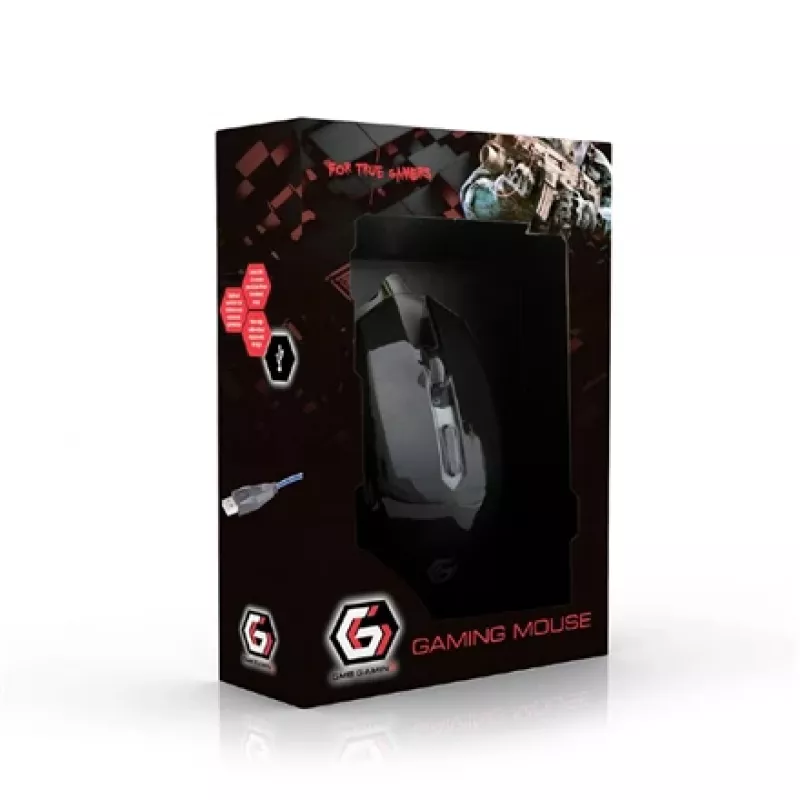 Maus USB OPTICAL GAMING/RED MUSG-001-R GEMBIRD