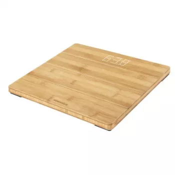 Soehnle Style Sense Bamboo Magic elektronische Personenwaage quadratisch Bambus (63880)