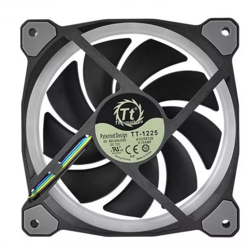 Thermaltake Riing 12 RGB Plus TT Premium Edition Gehäuselüfter, 3er-Pack, 120 mm