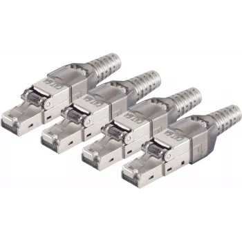 Kabelstecker RJ-45 ShiverPeaks BS08-51001-4 Grau