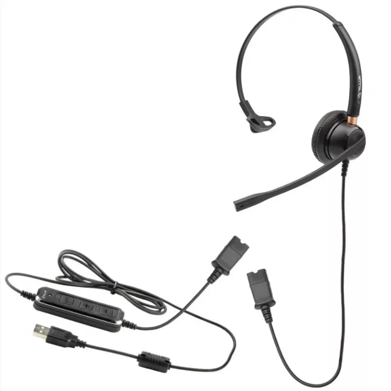 Headset Tellur Voice 510N monaural USB Schwarz