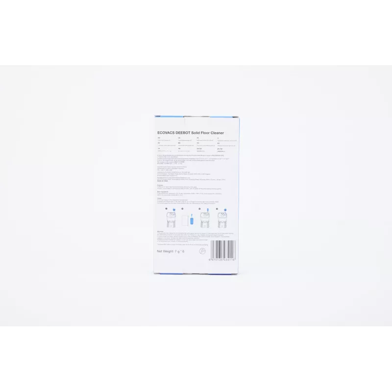 Ersatz-Reinigungspads für harte Böden für Ecovacs DEEBOT N30 PRO OMNI — 6er-Pack — blau/weiß