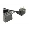 Stromverteilereinheit GEMBIRD EG-PDU-014 — 8× Typ-F-Steckdosen, 16 A, 3 m Kabel, 1U Rack, 3680 W, schwarz