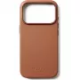 Mujjo Full Leder Case MagSafe Case für iPhone 17 Pro Braun