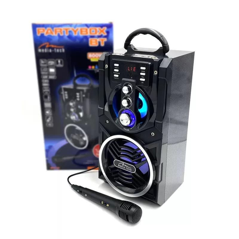 Stereo-Tragbarer Lautsprecher Media-Tech PARTYBOX BT MT3150 Schwarz