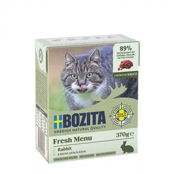 BOZITA Rabbit in Sauce - Nassfutter für Katzen - 370g