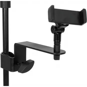 Tablet- und Smartphone-Halterung Omnitronic IH-3 – höhenverstellbar, kompatibel mit verschiedenen Geräten