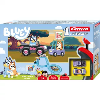 Aufblasbarer Kinderplanschpool CARRERA Bluey & Bingo Let's Go 2,9 m