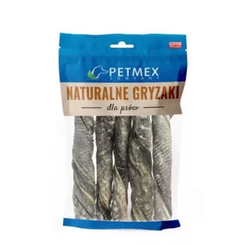PETMEX Kabeljauhaut-Zwirbel - Hundesnack - 200g
