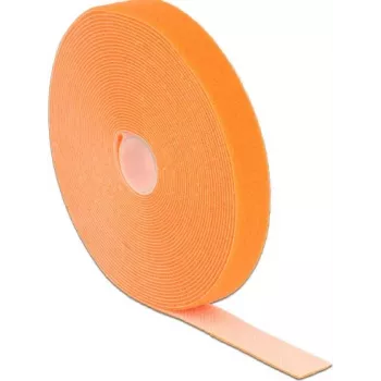Klettband DeLOCK 18748 Orange 20 mm 10 m