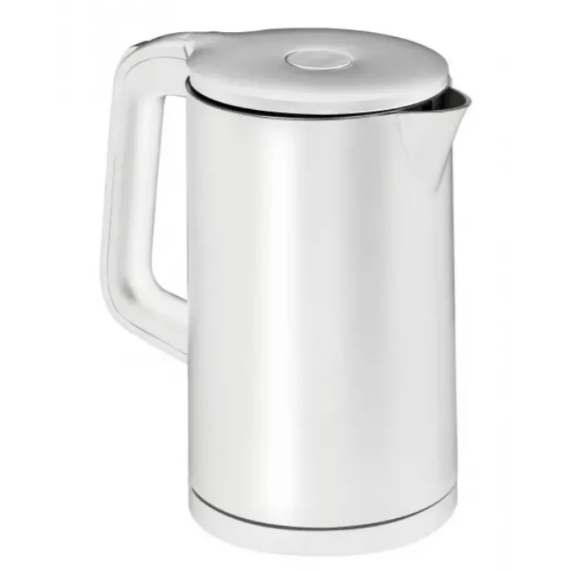 Wasserkocher MPM 1,7 L 2200 W Edelstahlgehäuse, Tasten, einstellbarer Thermostat, Sicherheitsverriegelung