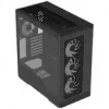 Computergehäuse AEROCOOL D520A Midi-Tower ATX Tempered Glass RGB — Schwarz