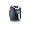 Severin 2430 Single 3,2 L Stand-alone 1500 W Heißluftfritteuse Schwarz, Edelstahl