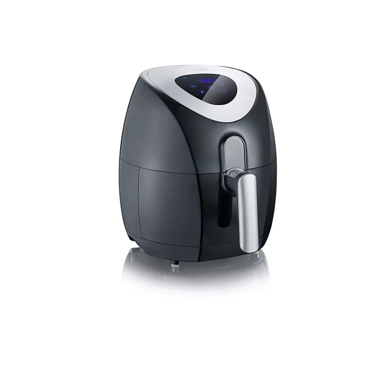 Severin 2430 Single 3,2 L Stand-alone 1500 W Heißluftfritteuse Schwarz, Edelstahl