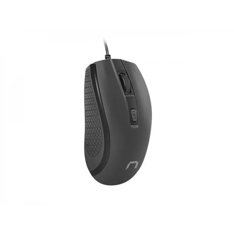 Natec Optical Maus HOOPOE 2 1600 DPI, USB, Schwarz