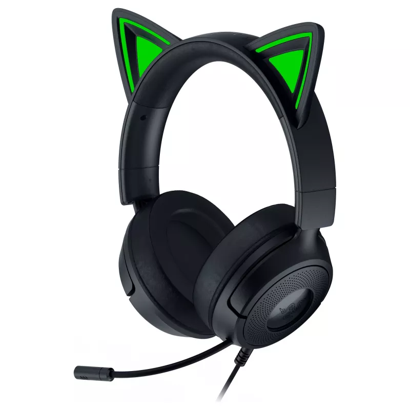 Kabelgebundenes Gaming-Headset Razer Kraken Kitty V3 X — on-ear, integriertes Mikrofon