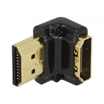 HDMI Stecker DeLOCK 65662 90° Schwarz