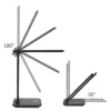 LED-Tischlampe MACLEAN MCE614B — dimmbar, klappbarer verstellbarer Arm, 9W, 3000K/4500K/6500K, schwarz