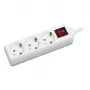 Power Extension LogiLink LPS206 1.4 m 3 AC Outlets White
