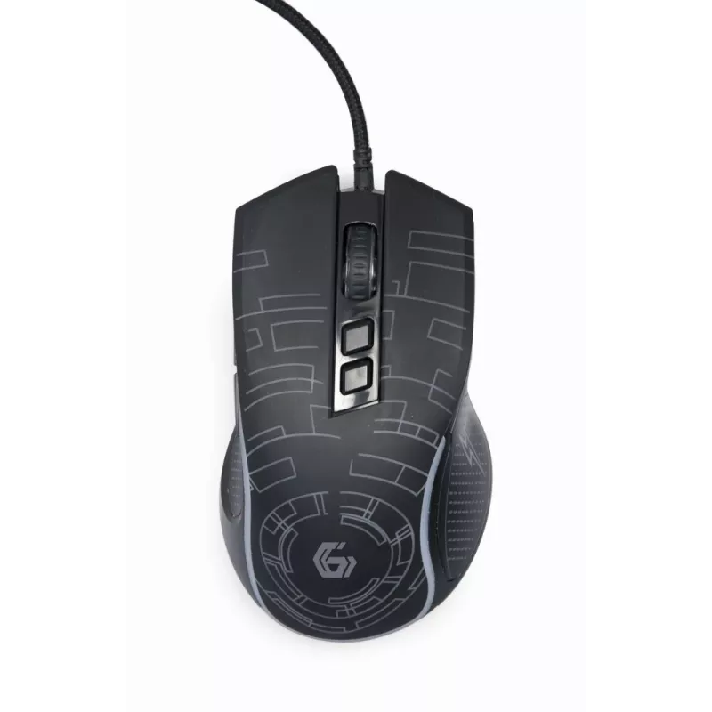 Gembird MUSG-RGB-01 Maus für Rechtshänder USB Typ-A 3600 DPI