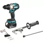 Cordless Impact Drill Driver DHP492RTJ, 18Volt (Blau/Schwarz, 2x Lithium-Ionen-Akku 5,0Ah, MAKPAC Gr.2)