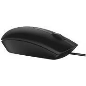 Dell MS116 – Maus – optisch – 2 Tasten – Kabelgebunden – USB – Schwarz – Einzelhandel – für Chromebook 11 3180, 13 3380, Latitude 34XX, 5285 2-in-1, Precision 35XX, 55XX, 75XX, 77XX