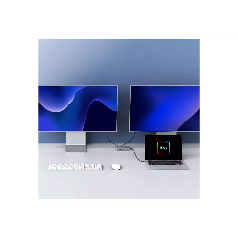 Hyper | HyperDrive Universal USB-C 10-in1 Dual HDMI Mobile Dock | Ethernet LAN (RJ-45) Anschlüsse 1 | HDMI-Anschlüsse Anzahl 2