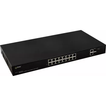 PULSAR SF116 Netzwerk-Switch Managed Fast Ethernet (10/100) Power over Ethernet (PoE) 1U Schwarz