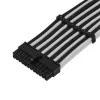 ATX-Verlängerungskabel SILVERSTONE SST-PP07E-MBBW 30 cm schwarz/weiß