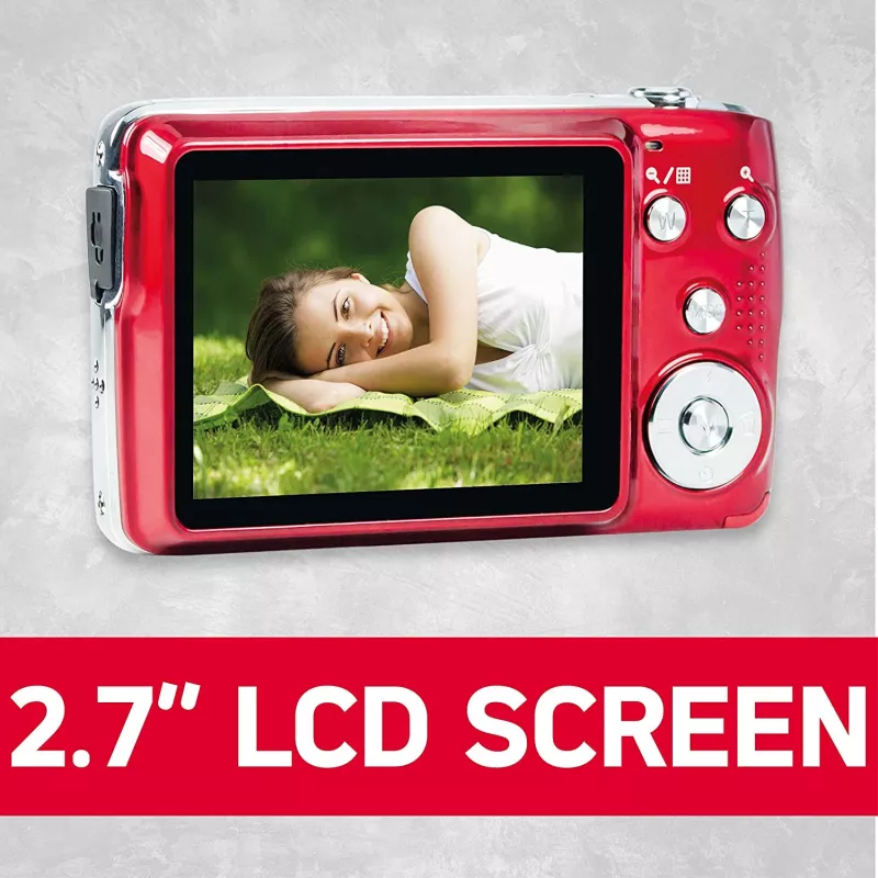 AgfaPhoto Compact Realishot DC8200 1/3.2 Kompaktkamera 18 MP CMOS 4896 x 3672 Pixel Rot (DC8200RD)