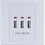 Steckdose mit USB ShiverPeaks BS60065 Weiß