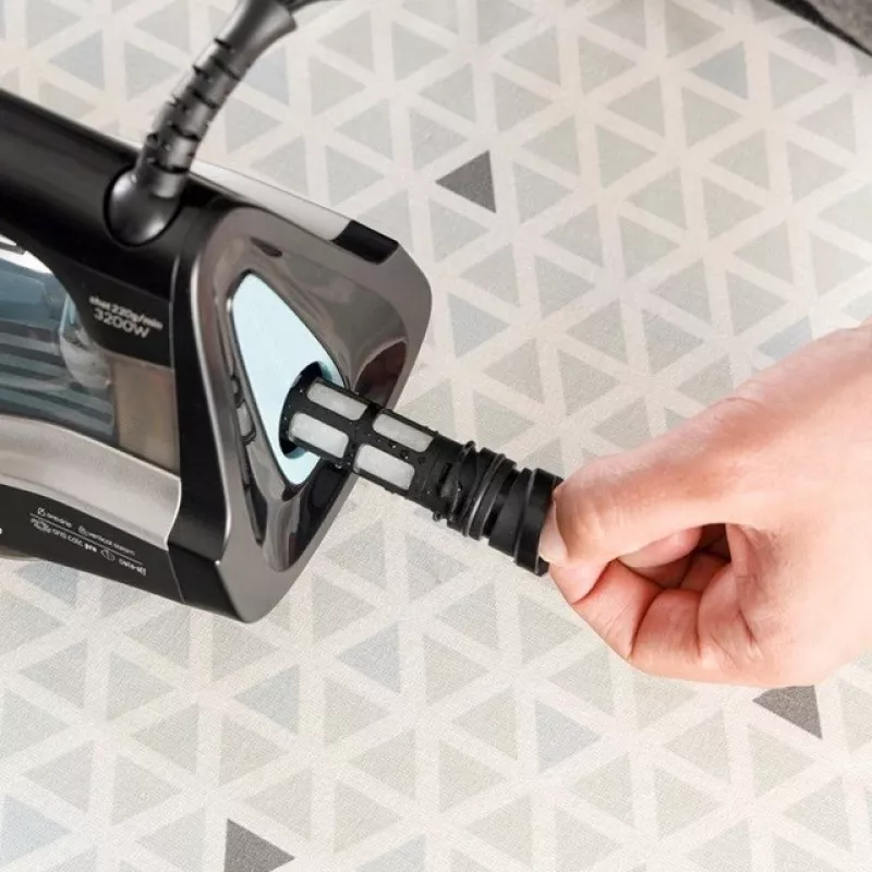 Trocken- & Dampfbügeleisen Taurus Geyser Eco 3200 W, 220 g/min Dampfstoß, eloxierte Bügelsohle, schwarz