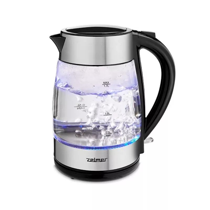 Wasserkocher Zelmer 1,7 L 2200 W Schwarz Edelstahl