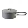 ESBIT PT1100HA Camping-Kochgeschirr – Aluminiumtopf 1,1 L, Ø14,8 cm, 227 g, schwarz