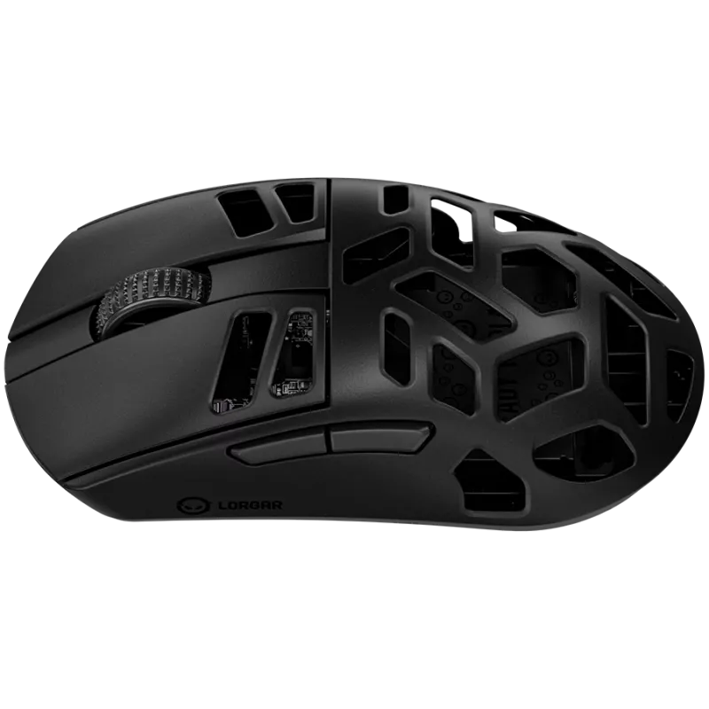 LORGAR MSE90W, Magnesiumlegierung Kabellose Gaming-Maus Elite, Schwarz