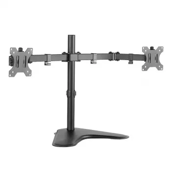 Monitorhalterung LogiLink BP0045 81,3 cm (32 Zoll) Tisch Schwarz Edelstahl