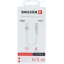 SWISSTEN Lightning auf 3,5 mm Audio-Adapter SW-LIGHT-3.5MM-W, 15 cm Kabel