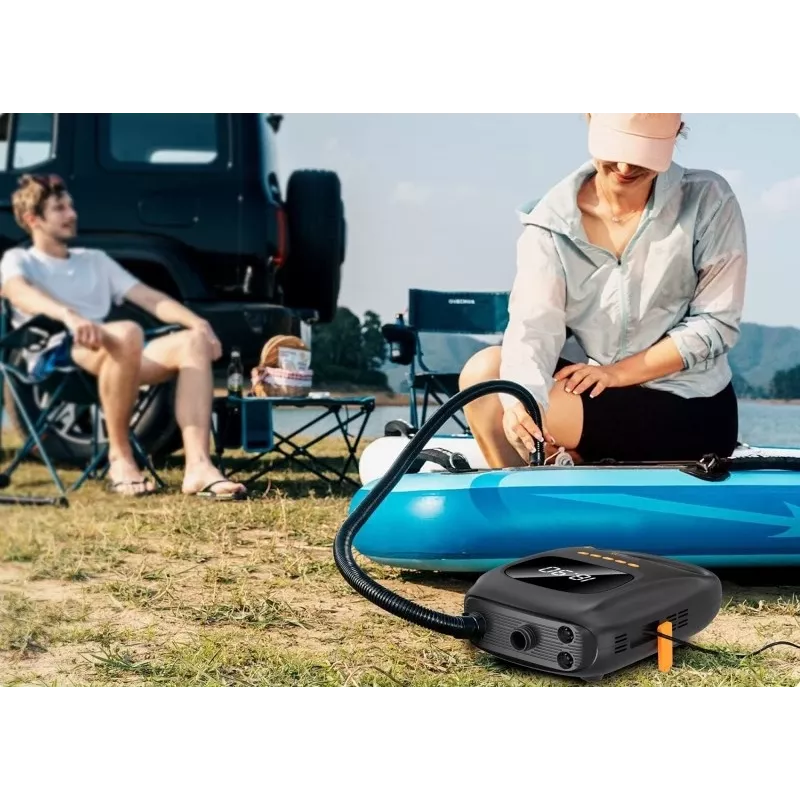 SUP-Pumpe mit Powerbank-Funktion Technaxx TX-266