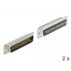 D-Sub HD 50-polig Stecker Metall Lötversion 2 Stück DeLOCK 66705