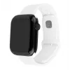 Uhrenarmband FIXED Sporty Strap Set FIXSST2-1029‑WH für Apple Watch Ultra 49mm Weißes Silikon