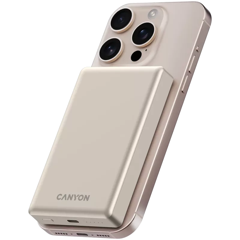 Canyon OnCharge 510 - Powerbank - 10.000 mAh - in USB-C - out USB-C PD 20W + Wireless Magnet
