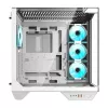 Darkflash DY470 PC-Gehäuse (weiß) + 4 Lüfter