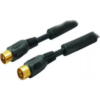 Koaxial-TV-Antennenkabel ShiverPeaks 80203-128-GS 100 dB, vergoldet, 2,0 m